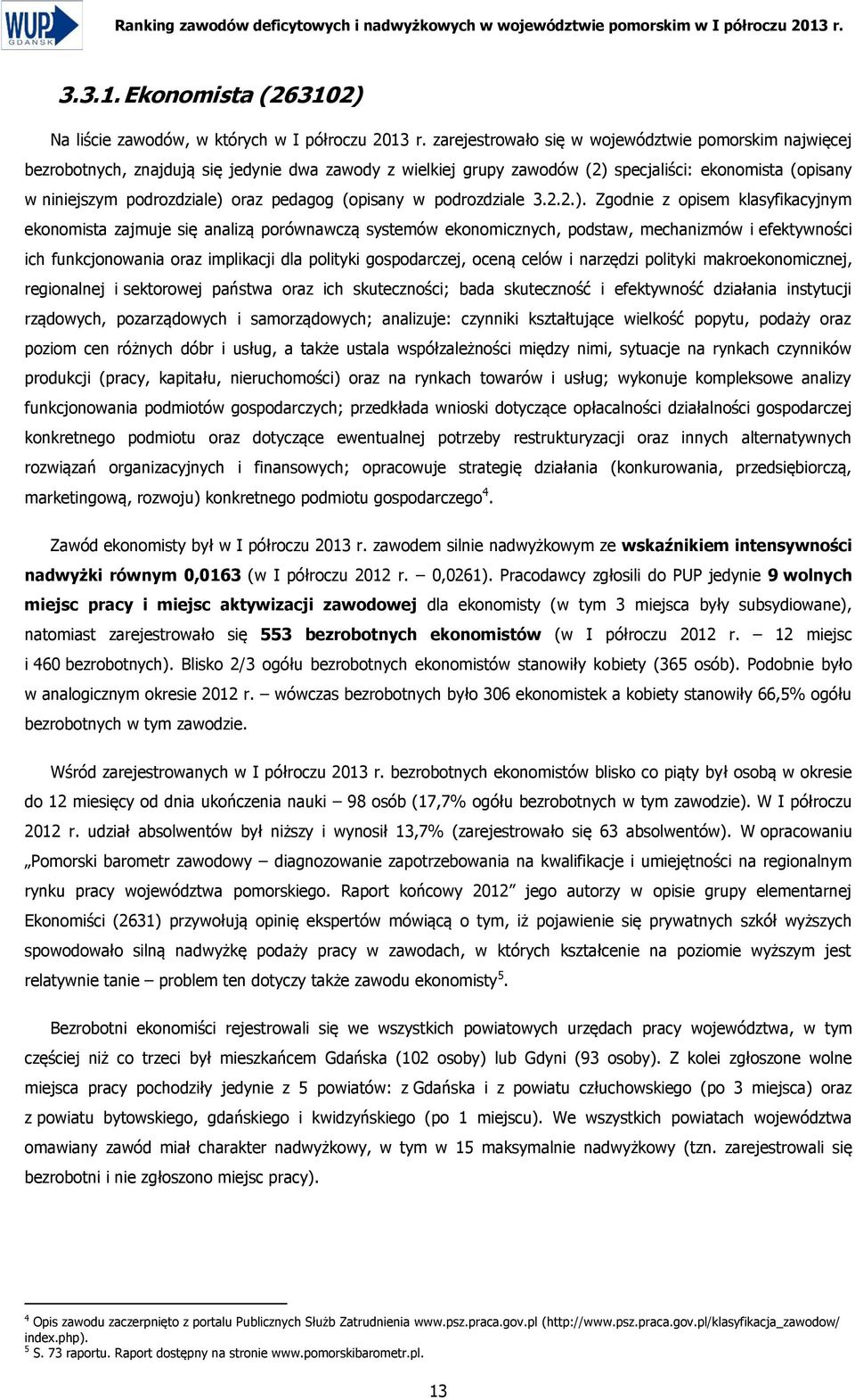 ekonomista (opisany w niniejszym podrozdziale) 