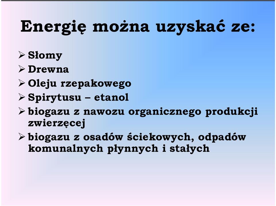organicznego produkcji zwierzęcej biogazu z
