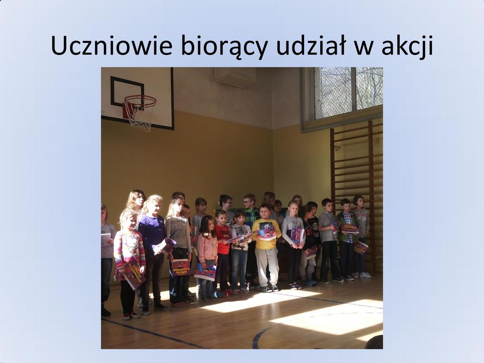 udział w