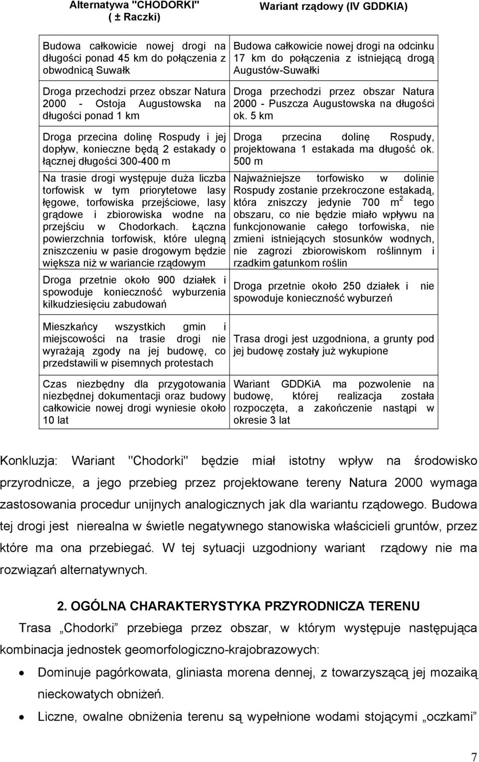 priorytetowe lasy łęgowe, torfowiska przejściowe, lasy grądowe i zbiorowiska wodne na przejściu w Chodorkach.