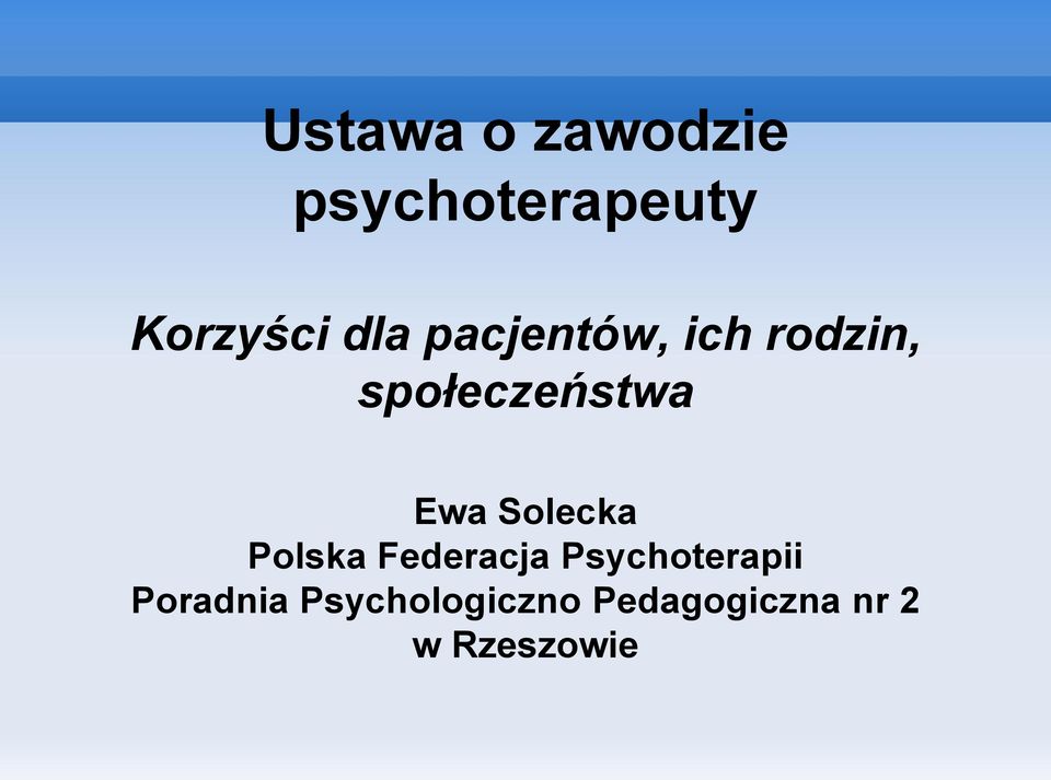 Solecka Polska Federacja Psychoterapii