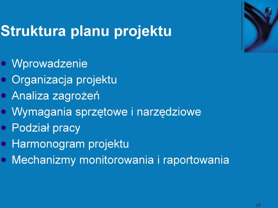 Wymagania sprzętowe i narzędziowe Podział