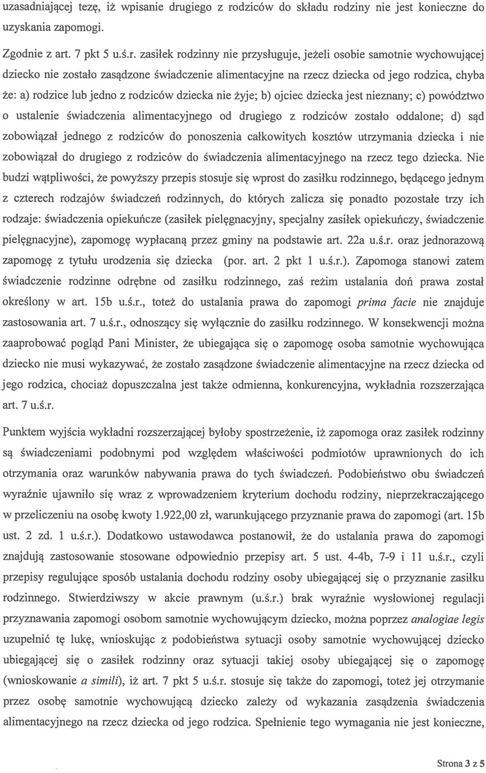 dziców do składu ro