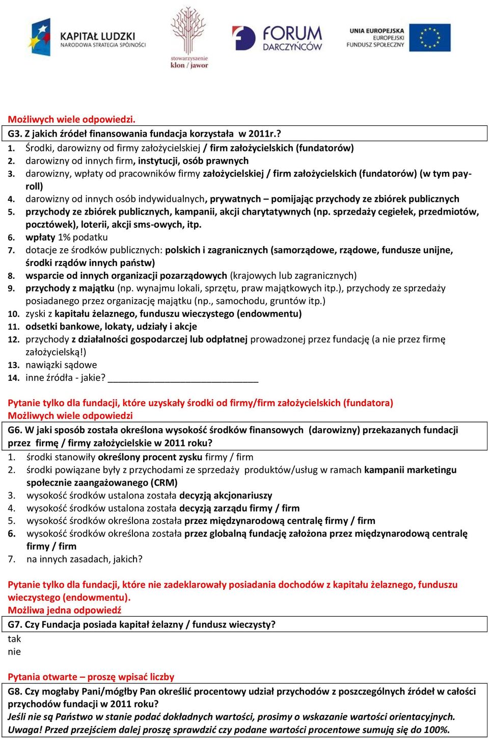 darowizny od innych osób indywidualnych, prywatnych pomijając przychody ze zbiórek publicznych 5. przychody ze zbiórek publicznych, kampanii, akcji charytatywnych (np.