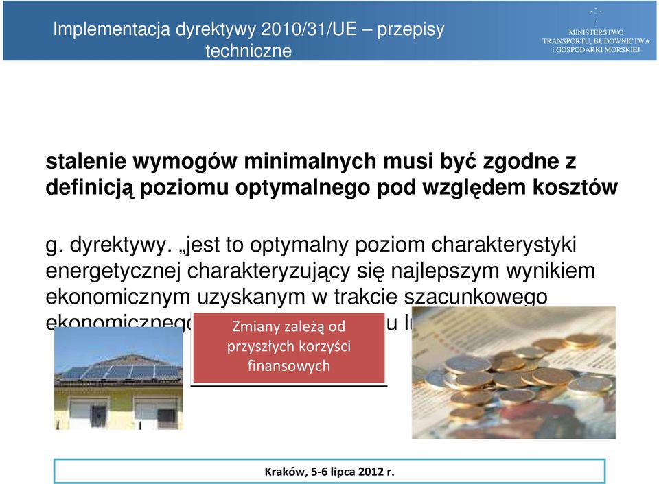 jest to optymalny poziom charakterystyki energetycznej charakteryzujący się najlepszym wynikiem