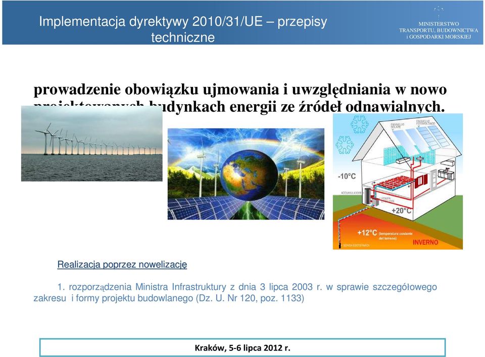 Realizacja poprzez nowelizację 1.