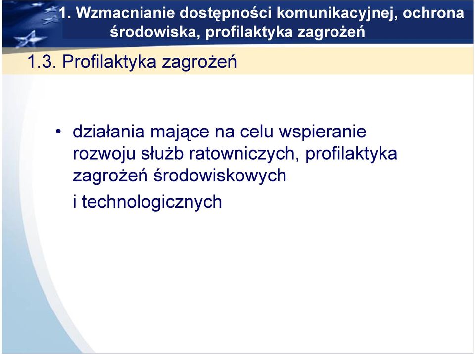 Profilaktyka zagrożeń działania mające na celu wspieranie