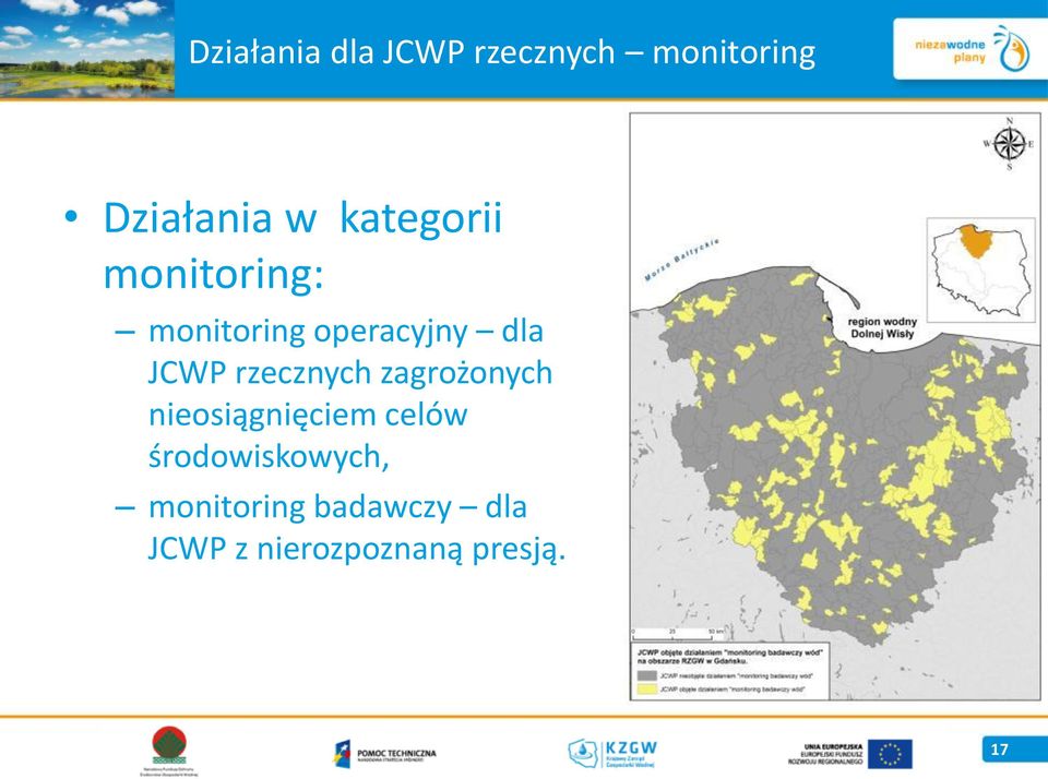 rzecznych zagrożonych nieosiągnięciem celów