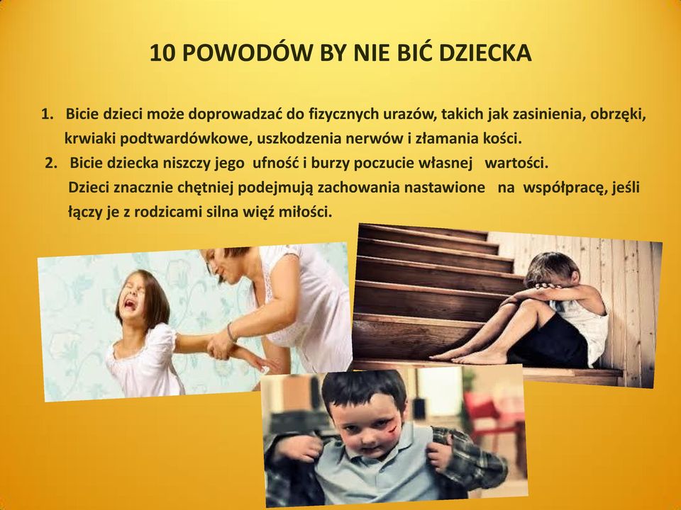 podtwardówkowe, uszkodzenia nerwów i złamania kości. 2.
