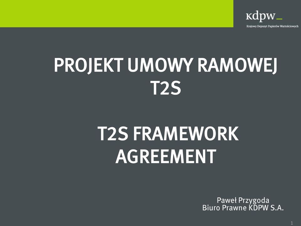 AGREEMENT Paweł
