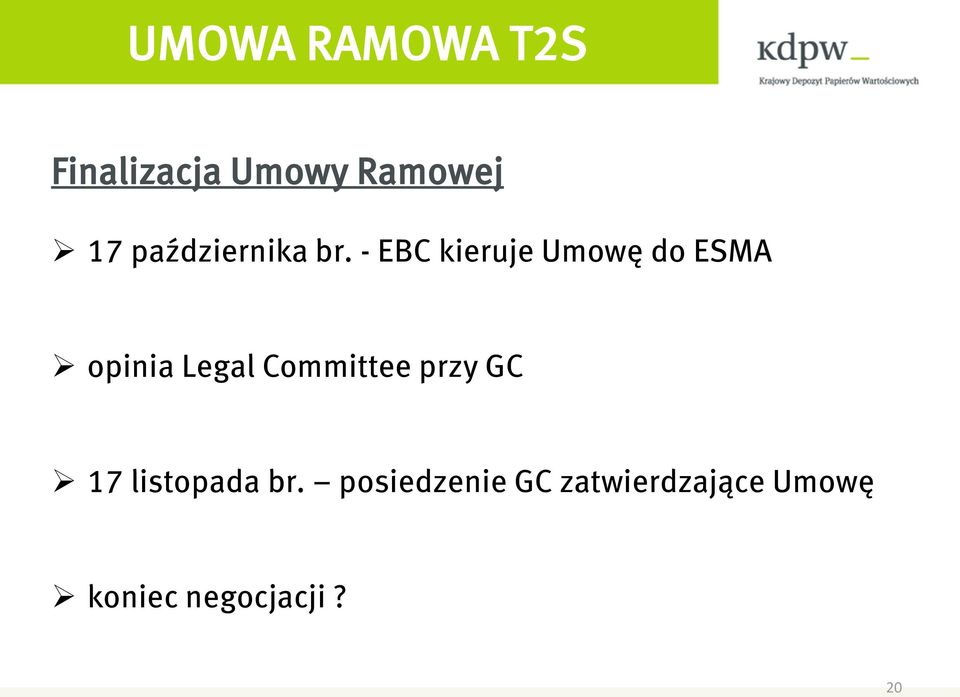 Committee przy GC 17 listopada br.