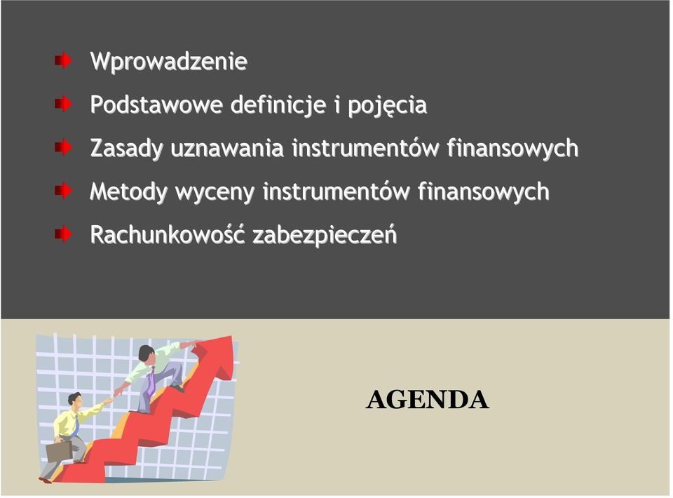 finansowych Metody wyceny instrumentów