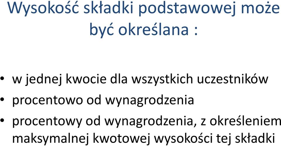 od wynagrodzenia procentowy od wynagrodzenia, z