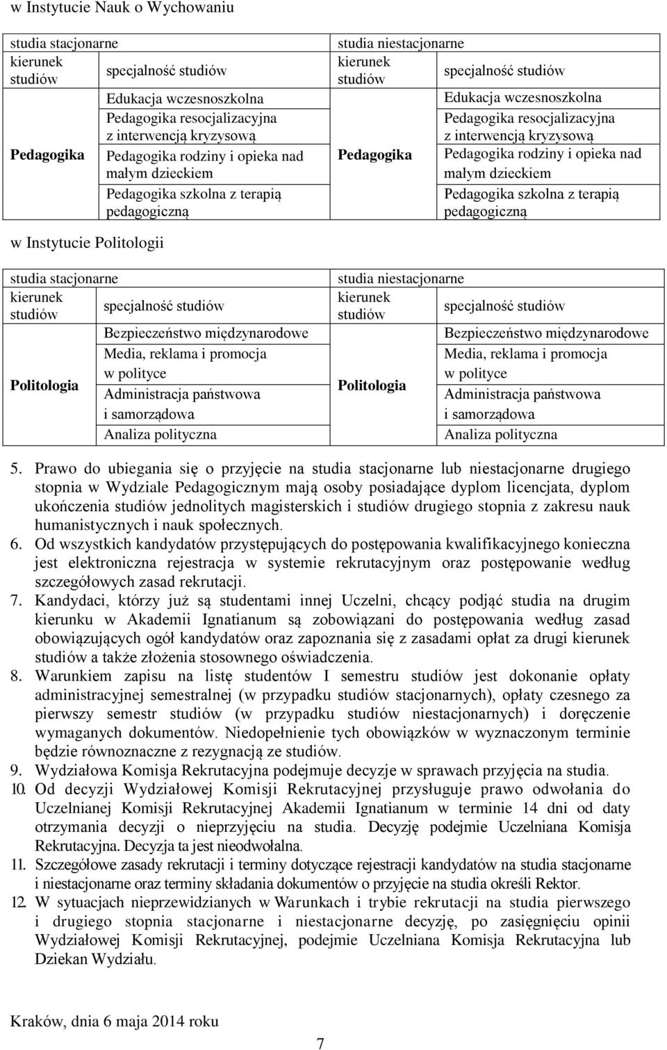 reklama i promocja w polityce Administracja państwowa i samorządowa Analiza polityczna specjalność Bezpieczeństwo międzynarodowe Media, reklama i promocja w polityce Administracja państwowa i