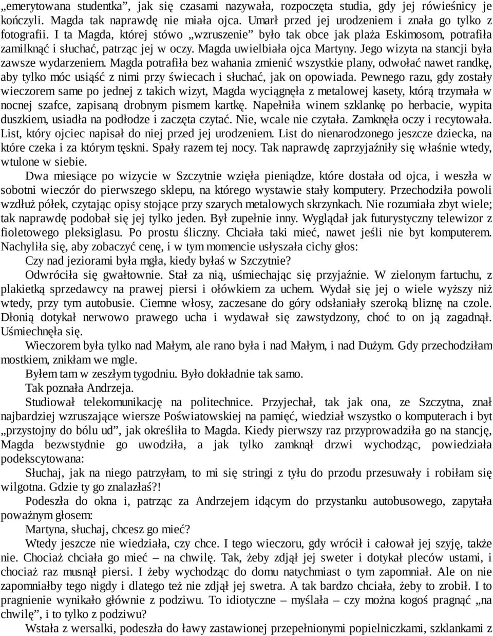 Krótki esej na temat randek internetowych