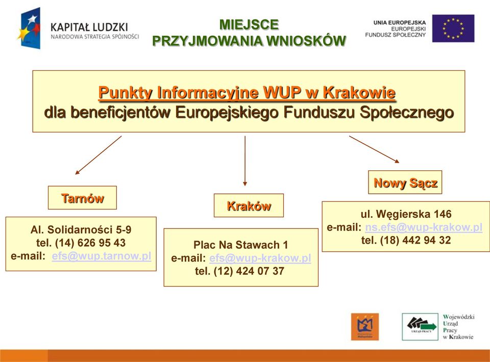 (14) 626 95 43 e-mail: efs@wup.tarnow.