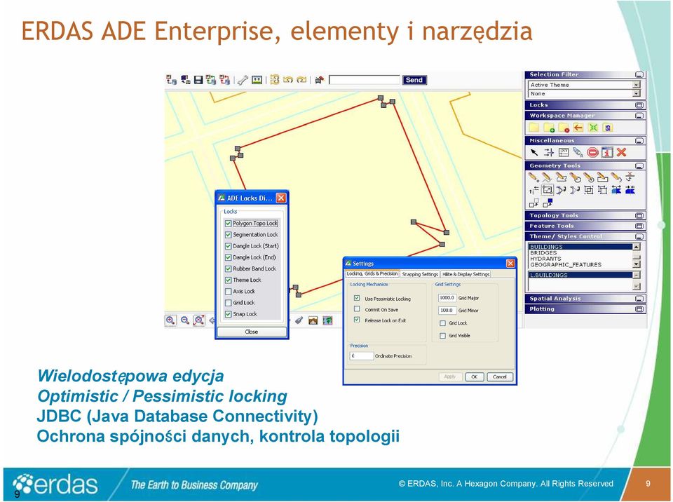 Database Connectivity) Ochrona spójności danych, kontrola