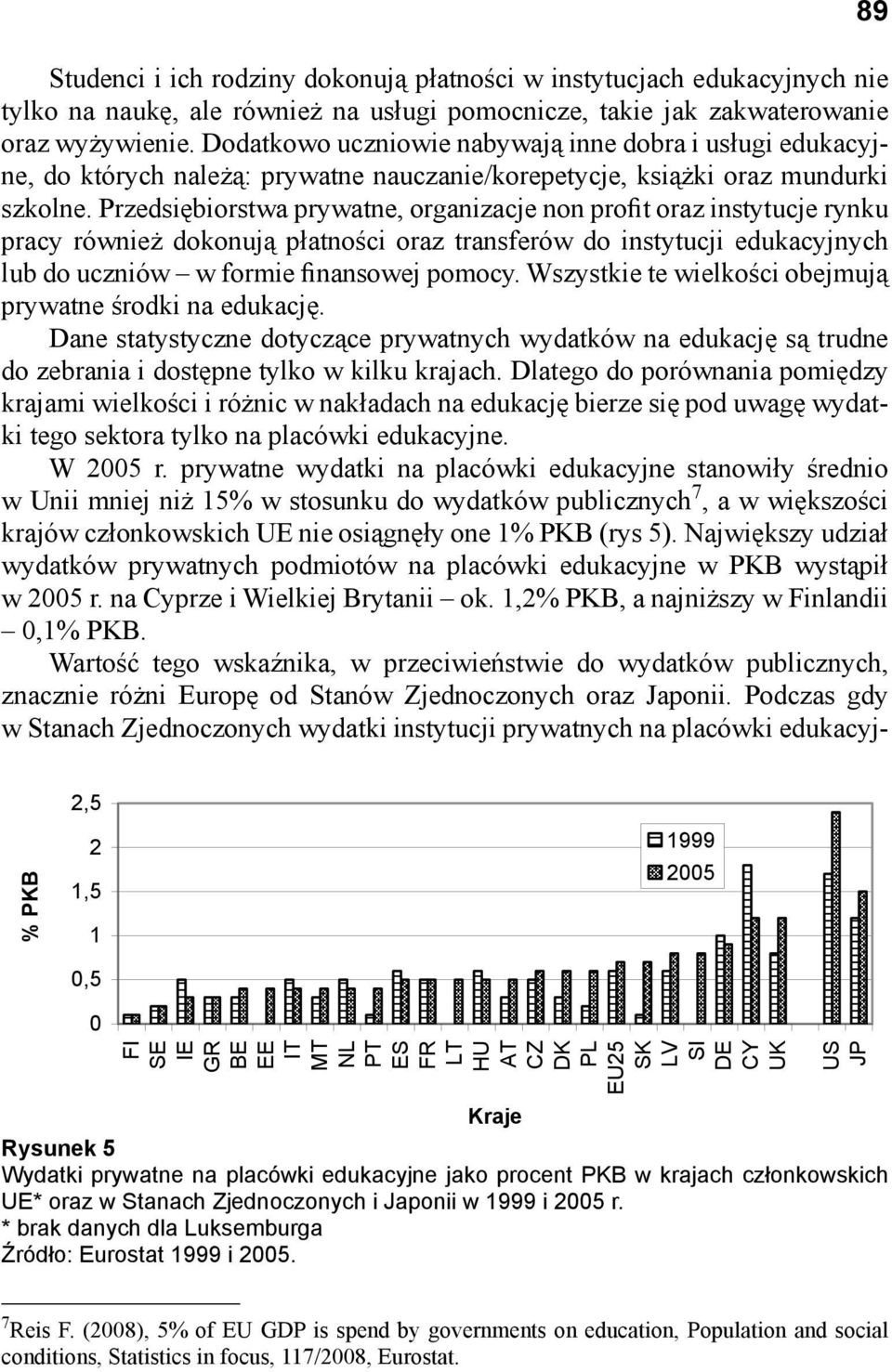 Przedsiębiorstwa prywatne, organizacje non profit oraz instytucje rynku pracy również dokonują płatności oraz transferów do instytucji edukacyjnych lub do uczniów w formie finansowej pomocy.