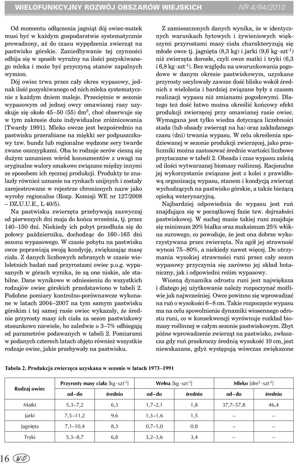 Dój owiec trwa przez cały okres wypasowy, jednak ilość pozyskiwanego od nich mleka systematycznie z każdym dniem maleje.