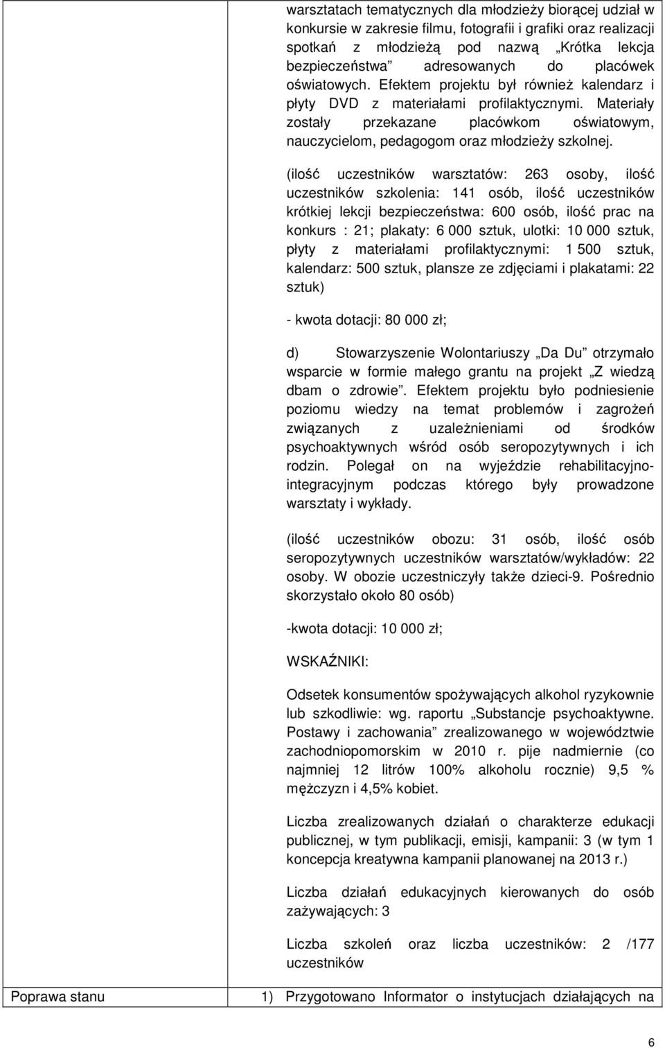 Materiały zostały przekazane placówkom oświatowym, nauczycielom, pedagogom oraz młodzieŝy szkolnej.