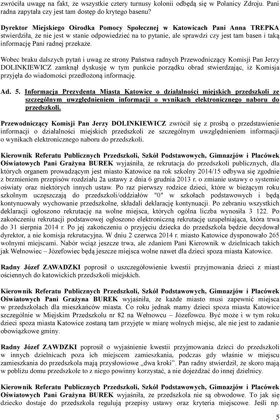 przekaże.