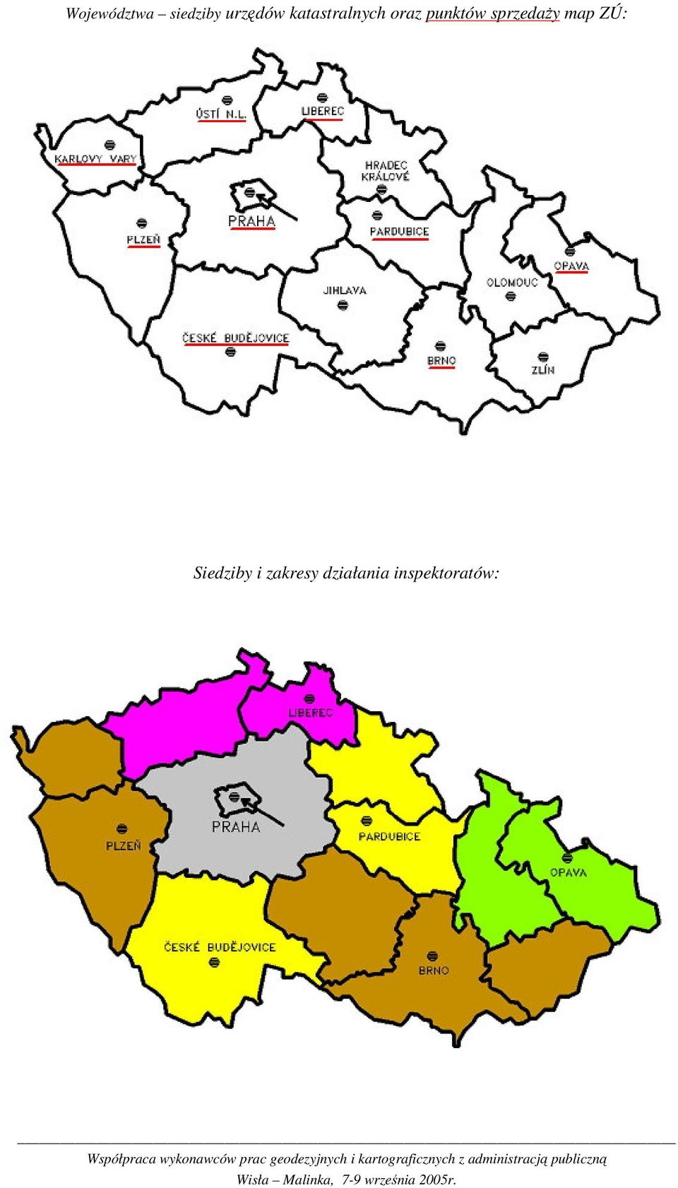 sprzeday map ZÚ: Siedziby i