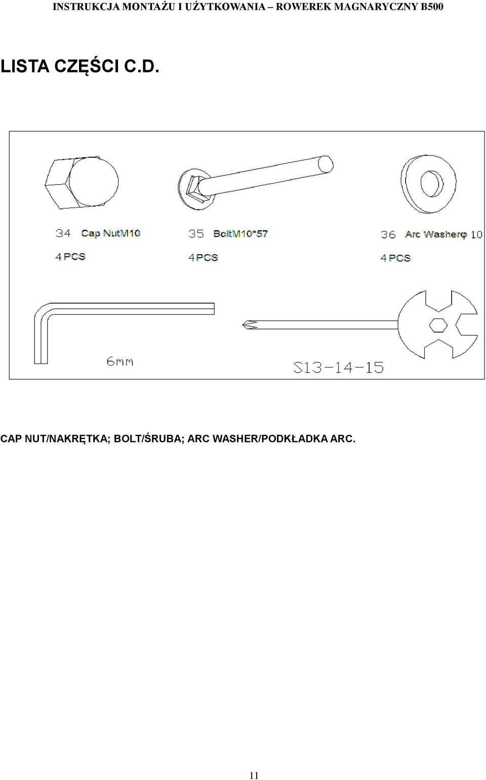 BOLT/ŚRUBA; ARC