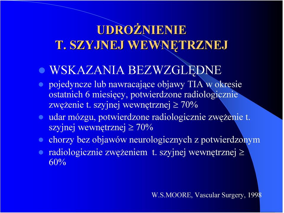 6 miesięcy, potwierdzone radiologicznie zwężenie t.