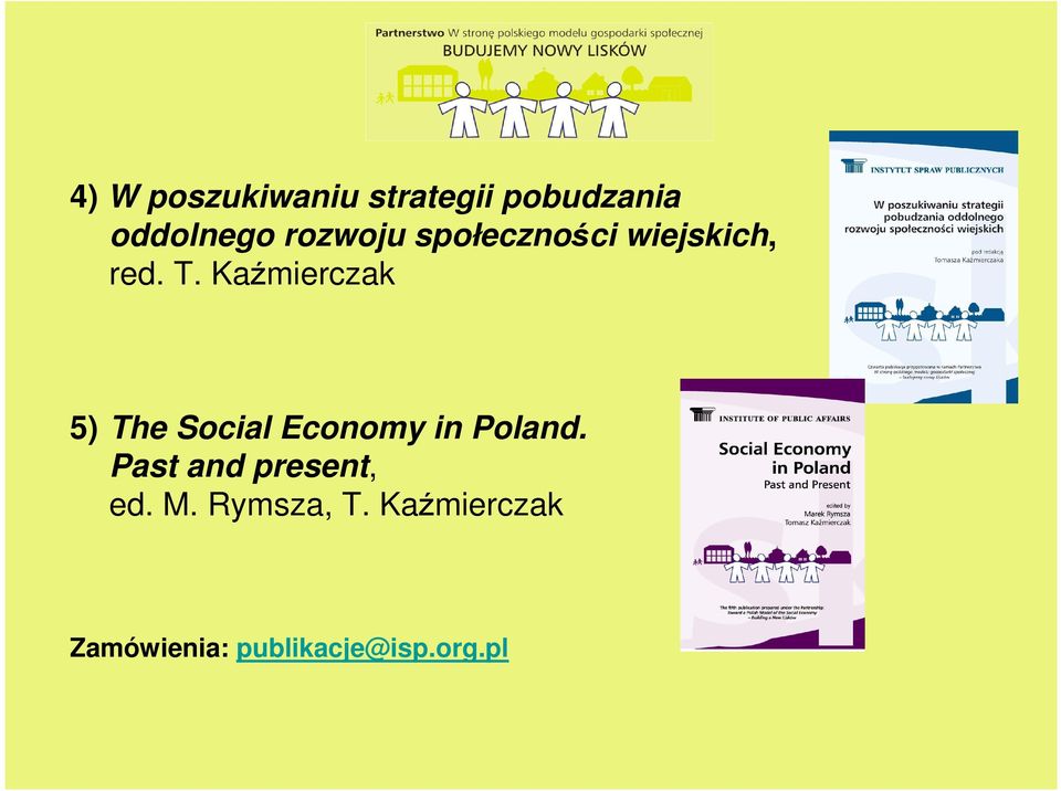 Kaźmierczak 5) The Social Economy in Poland.