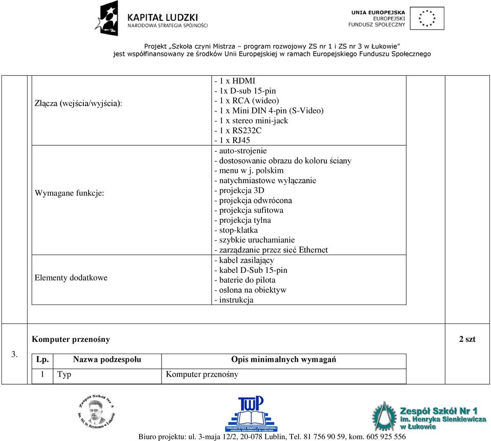 polskim - natychmiastowe wyłączanie - projekcja 3D - projekcja odwrócona - projekcja sufitowa - projekcja tylna - stop-klatka - szybkie uruchamianie -