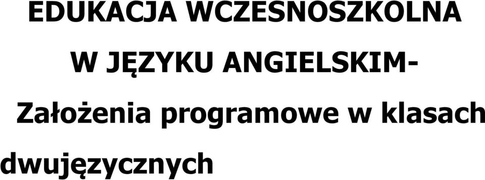 JĘZYKU ANGIELSKIM-