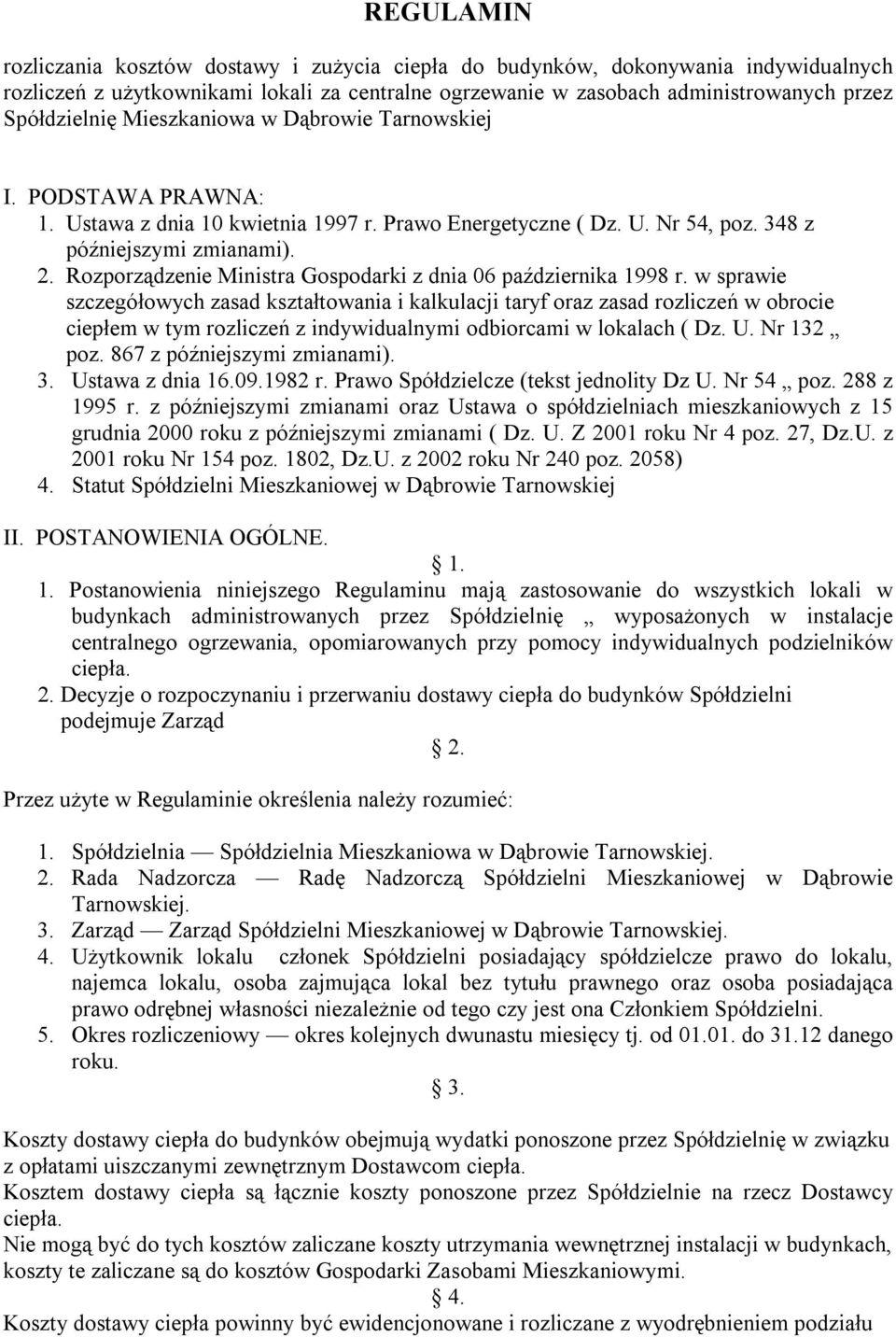 Rozporządzenie Ministra Gospodarki z dnia 06 października 1998 r.