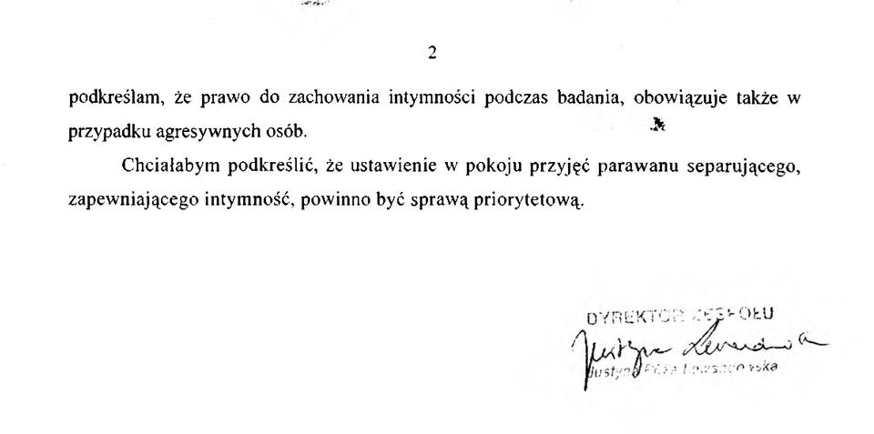 ^ Chciałabym podkreślić, że ustawienie w pokoju przyjęć