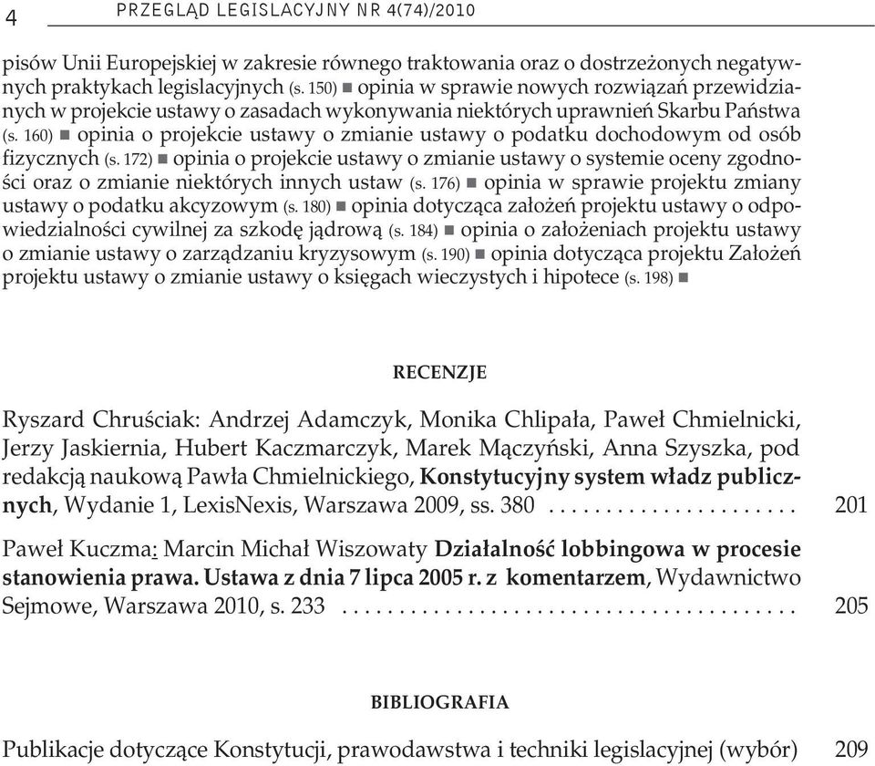 160) opinia o projekcie ustawy o zmianie ustawy o podatku dochodowym od osób fizycznych (s.