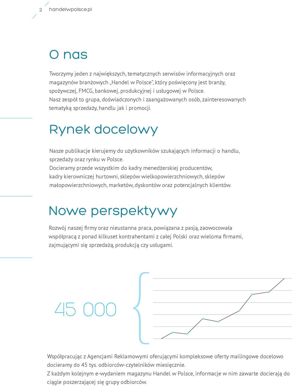 usługowej w Polsce. Nasz zespół to grupa, doświadczonych i zaangażowanych osób, zainteresowanych tematyką sprzedaży, handlu jak i promocji.