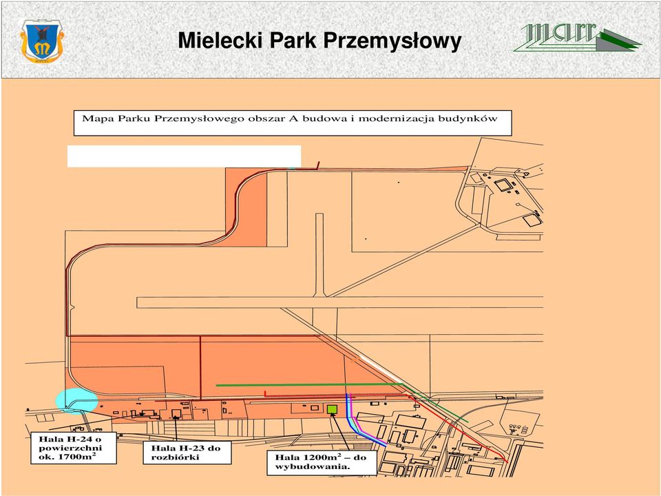 budynków Hala H-24 o powierzchni ok.