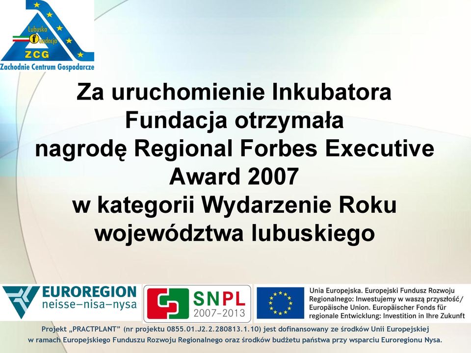 Executive Award 2007 w kategorii