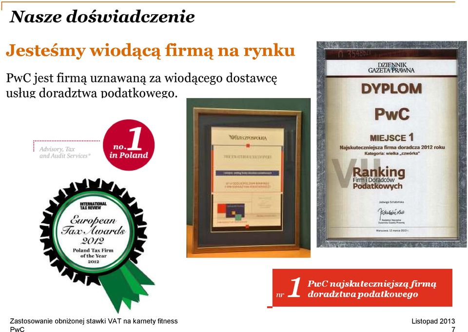 firmą uznawaną za wiodącego