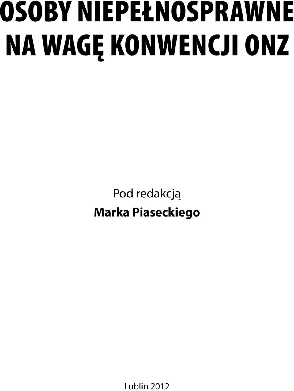 Pod redakcją Marka