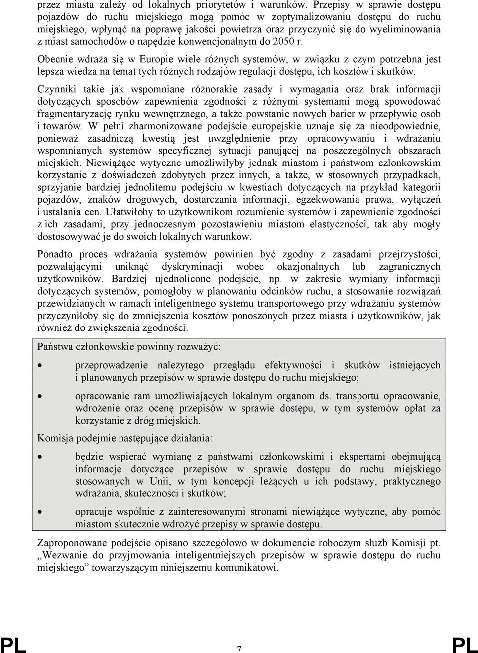 samochodów o napędzie konwencjonalnym do 2050 r.