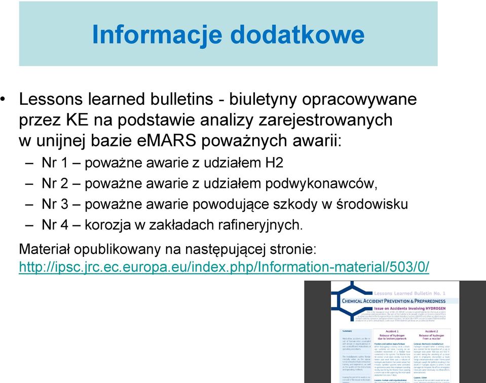 z udziałem podwykonawców, Nr 3 poważne awarie powodujące szkody w środowisku Nr 4 korozja w zakładach