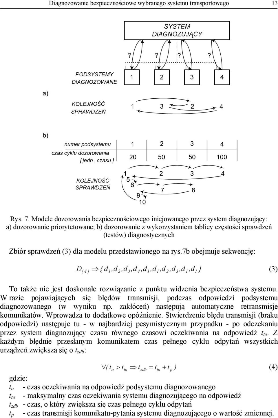 sprawdzeń (3) dla modelu przedstawionego na rys.