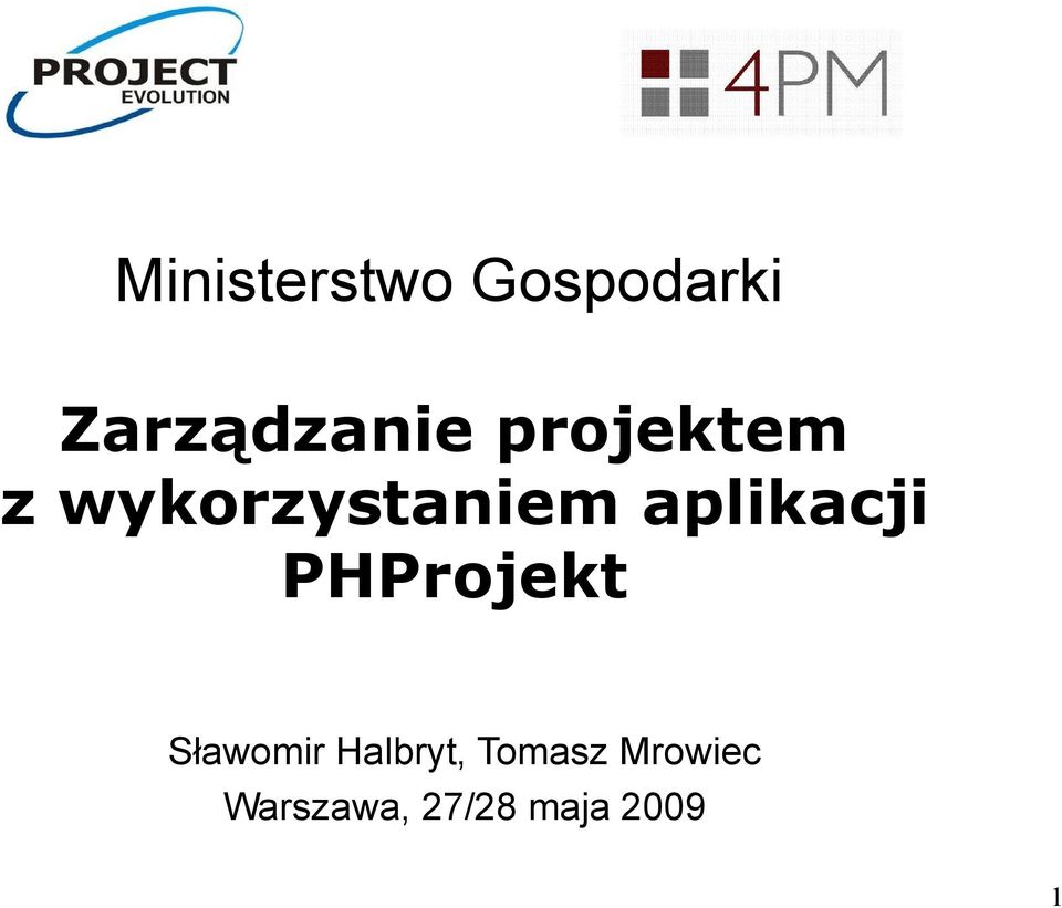 aplikacji PHProjekt Sławomir