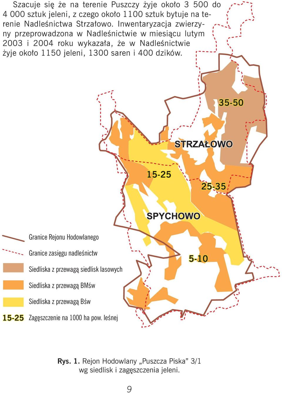1300 saren i 400 dzików.