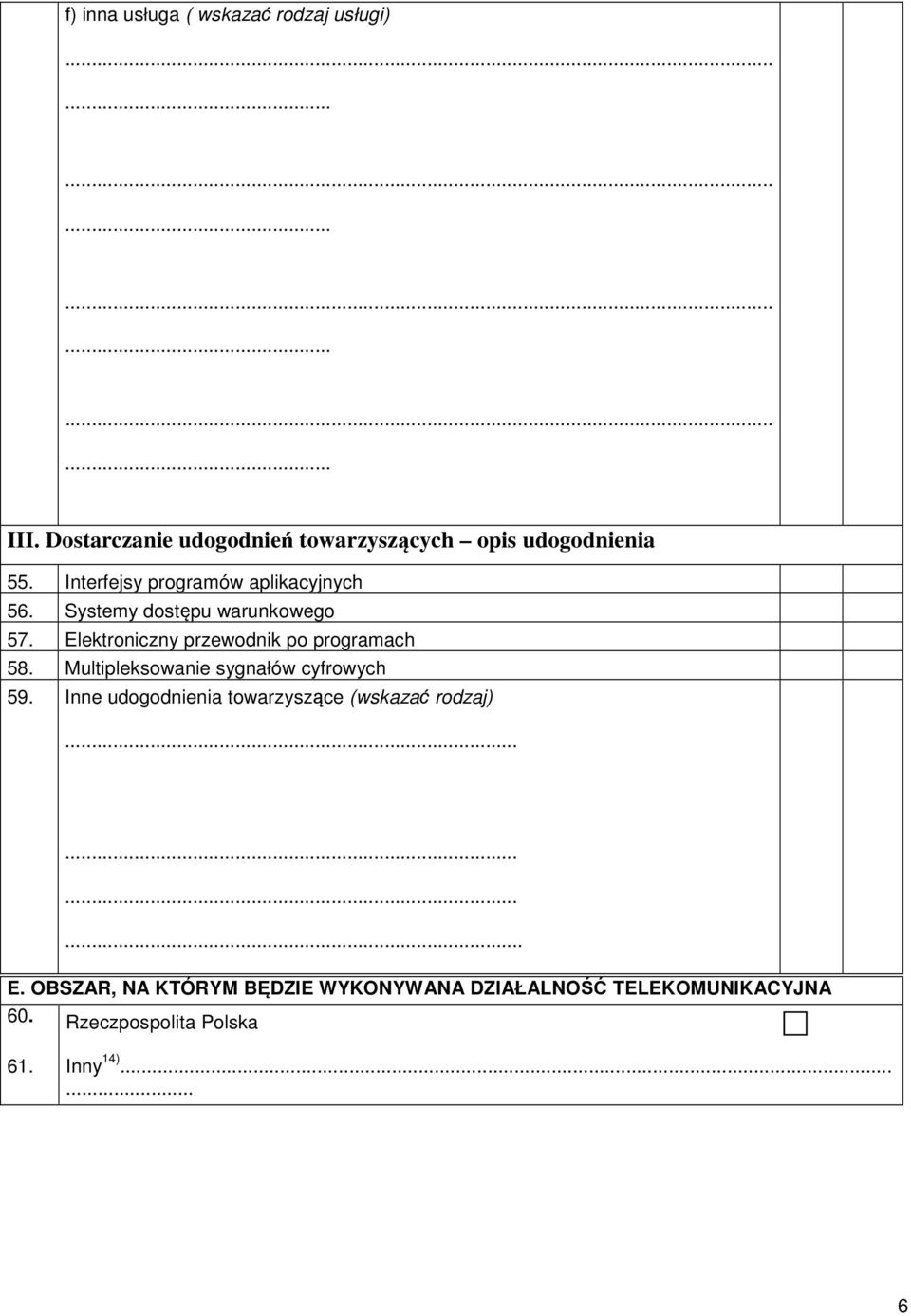 Systemy dostępu warunkowego 57. Elektroniczny przewodnik po programach 58. Multipleksowanie sygnałów cyfrowych 59.