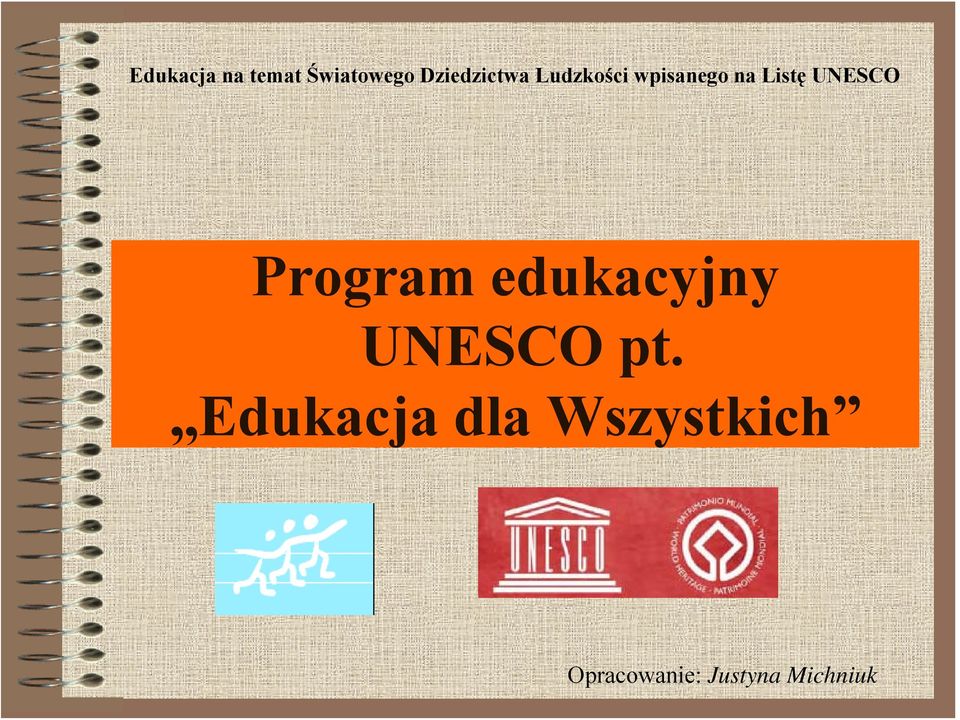Listę UNESCO Program edukacyjny UNESCO