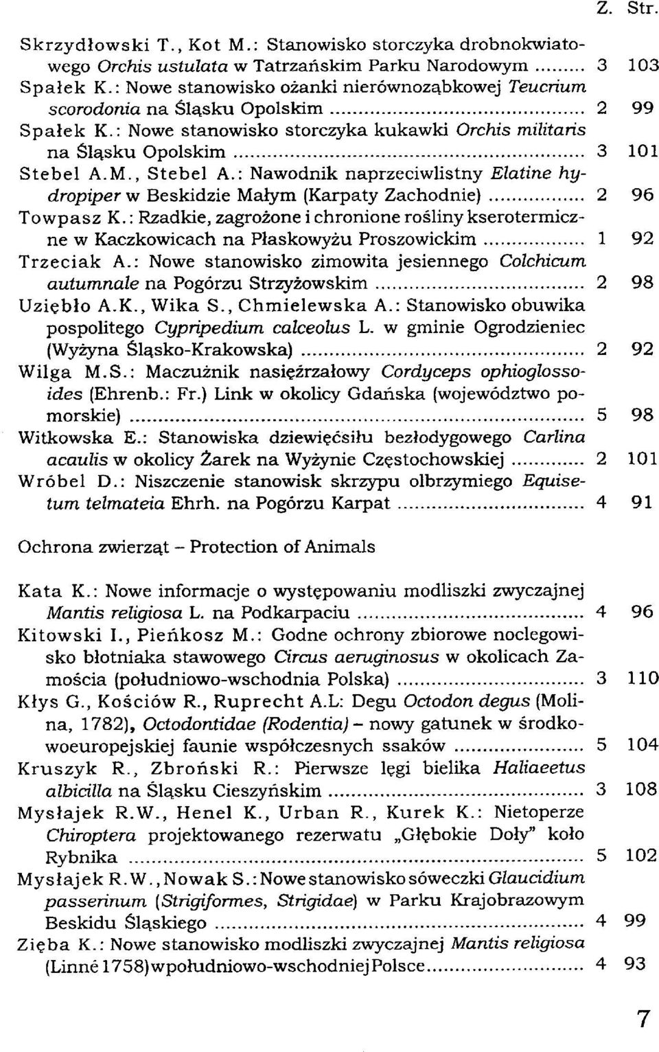 : Nawodnik naprzeciwlistny Elatine hydropiper w Beskidzie Małym (Karpaty Zachodnie) 2 96 To wpasz K.
