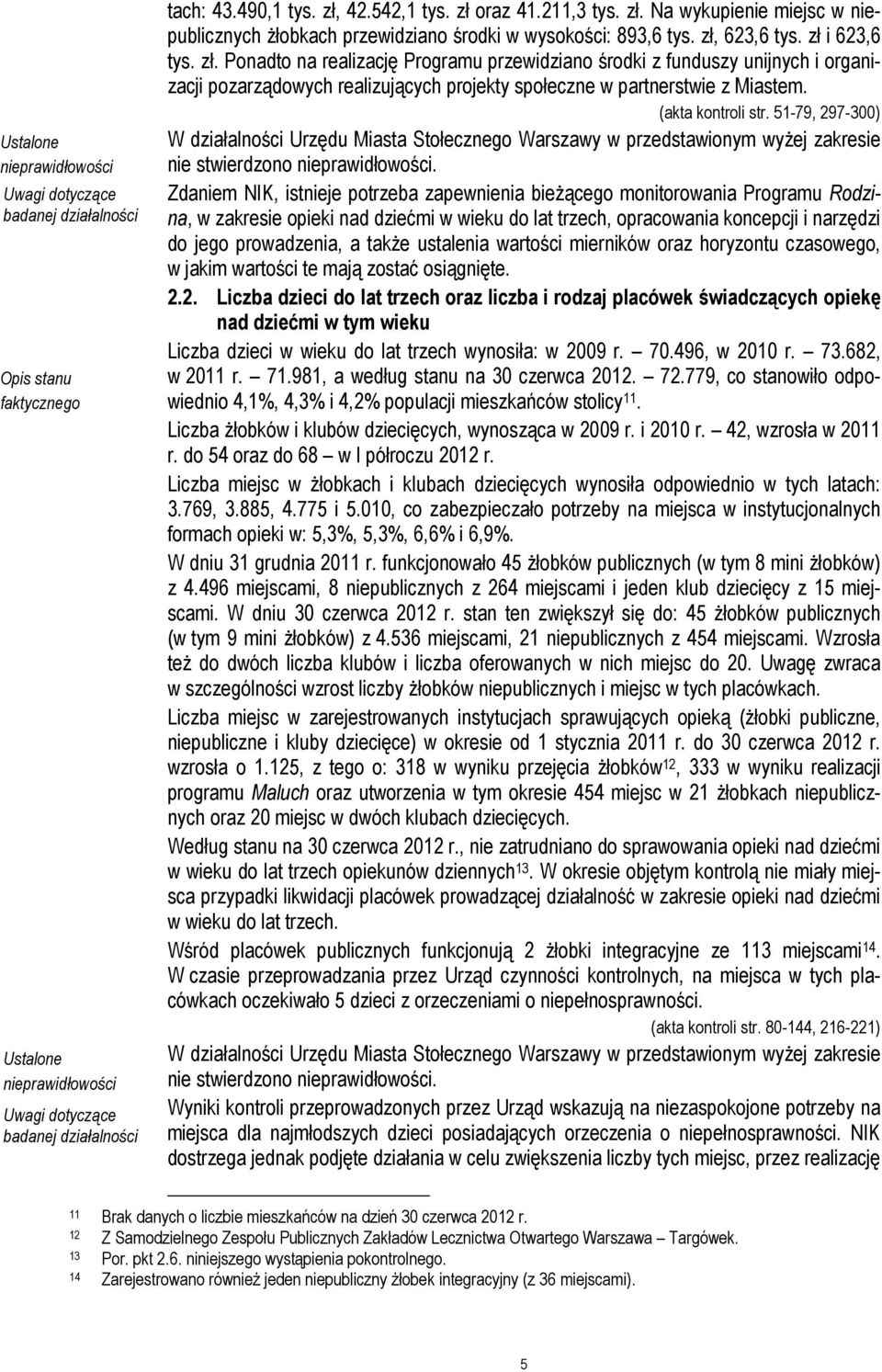 (akta kontroli str. 51-79, 297-300) nie stwierdzono.