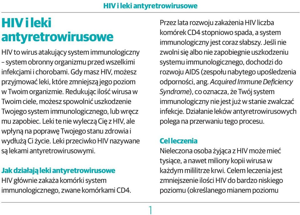 Redukując ilość wirusa w Twoim ciele, możesz spowolnić uszkodzenie Twojego system immunologicznego, lub wręcz mu zapobiec.