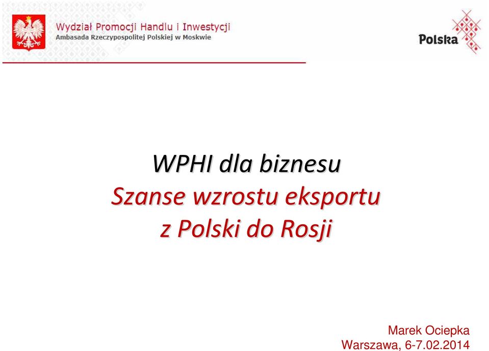 Polski do Rosji Marek